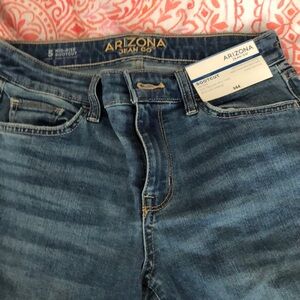 Arizona Jean Co size 5 long boot cut jeans new